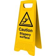 Heavy Duty A-Frame 'Caution Slippery Surface'